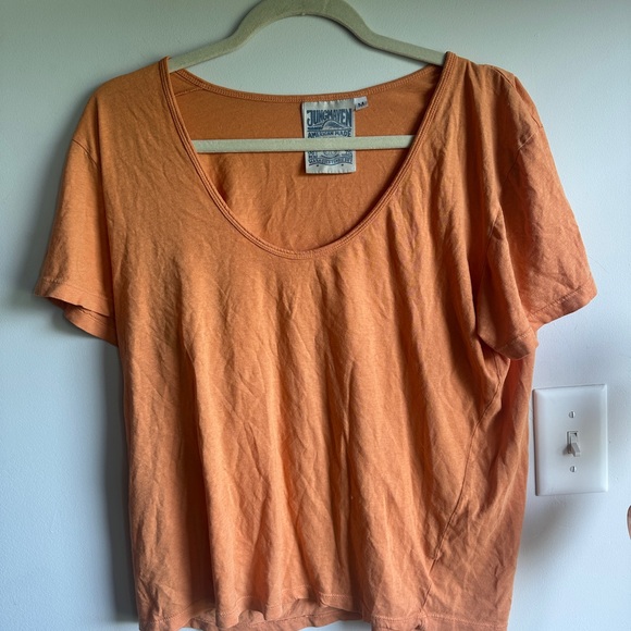 Jungmaven Tops - Jungmaven Zuma Scoop Tee